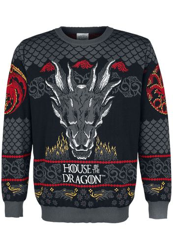 Game Of Thrones - House Of The Dragon - Dragon - Christmas jumper - Uomo - multicolore