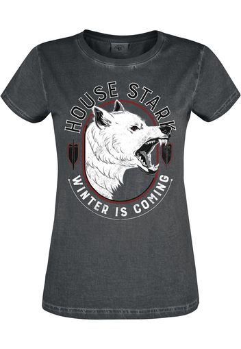 Game Of Thrones - Winter Is Coming - T-Shirt - Donna - nero