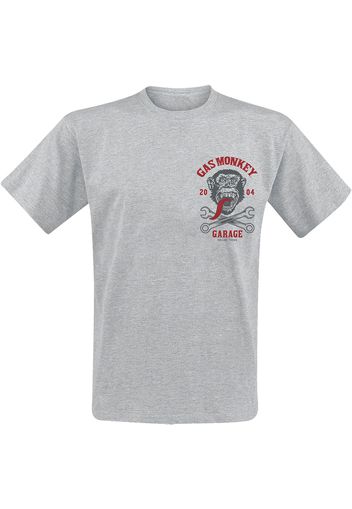 Gas Monkey Garage - Spanners 2004 - T-Shirt - Uomo - grigio