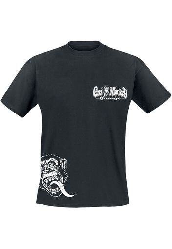 Gas Monkey Garage - Side kick - T-Shirt - Uomo - nero