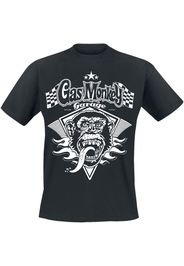 Gas Monkey Garage - Diamond and flames - T-Shirt - Uomo - nero