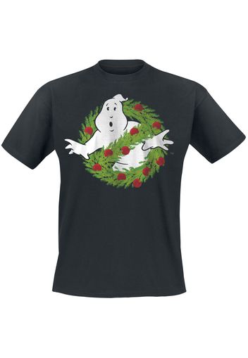 Ghostbusters - Christmas Wraith - T-Shirt - Uomo - nero