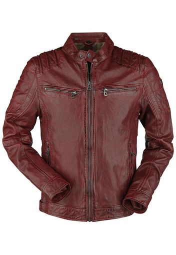 Gipsy - Camren Slim Fit NSLVW - Giacca di pelle - Uomo - rosso