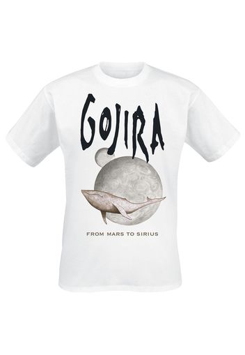 Gojira - Whale From Mars - T-Shirt - Uomo - bianco