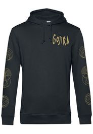 Gojira - Symbols - Felpa con cappuccio - Uomo - nero