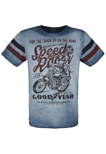 GoodYear - Men T-Shirt Comfort Fit - T-Shirt - Uomo - blu