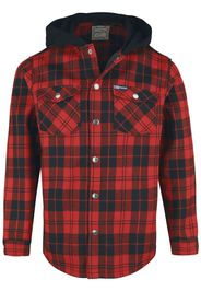 GoodYear - Bonded Flannel Polar Fleece Jacket - Giacca di mezza stagione - Uomo - rosso