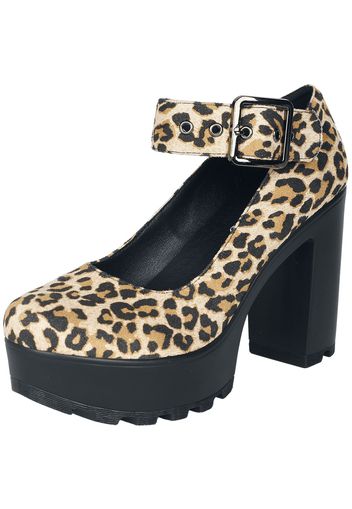 Gothicana by EMP - High Heels in Leo Optik - Tacco alto - Donna - leopardato