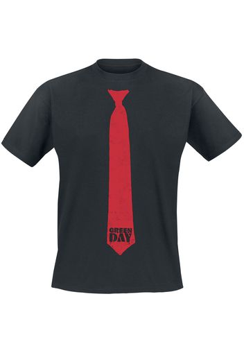 Green Day - Tie - T-Shirt - Uomo - nero