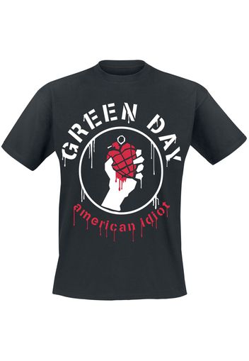 Green Day - Drip American - T-Shirt - Uomo - nero