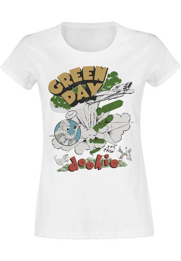 Green Day - Jumble Juniors - T-Shirt - Donna - bianco