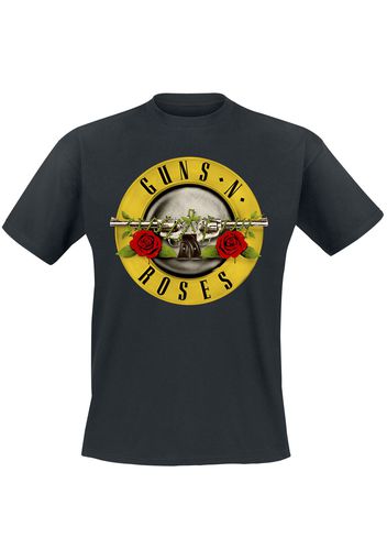 Guns N' Roses - Distressed Bullet - T-Shirt - Uomo - nero