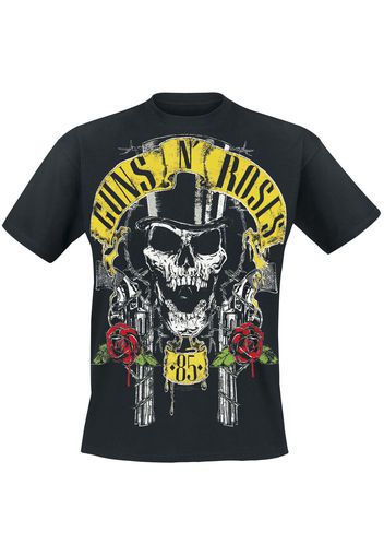 Guns N' Roses - Top Hat - T-Shirt - Uomo - nero