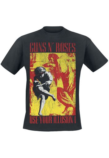 Guns N' Roses - Illusion - Get In The Ring - T-Shirt - Uomo - nero