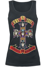 Guns N' Roses - Appetite For Destruction - Top - Donna - nero