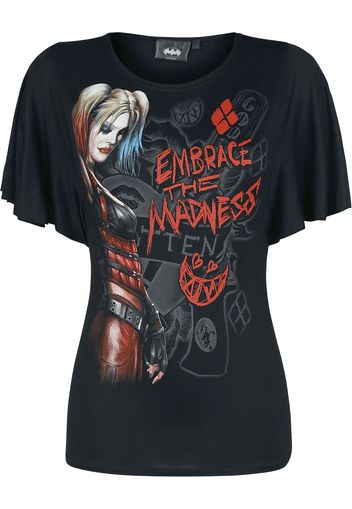 Harley Quinn - Embrace Madness - T-Shirt - Donna - nero