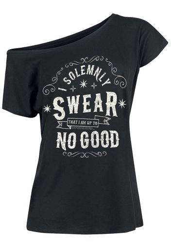 Harry Potter - I Solemnly Swear - T-Shirt - Donna - nero