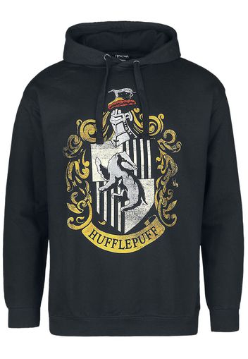 Harry Potter, Harry Potter - Hufflepuff - Felpa con cappuccio - Uomo - nero