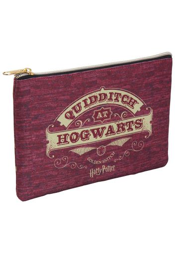 Harry Potter - Quidditch At Hogwarts - Beauty case - Unisex - beige rosso