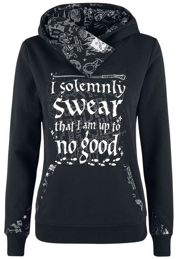 Harry Potter - I Solemnly Swear - Felpa con cappuccio - Donna - nero