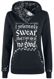 Harry Potter - I Solemnly Swear - Felpa con cappuccio - Donna - nero