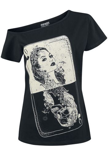 Heartless - Tarot Top - T-Shirt - Donna - nero