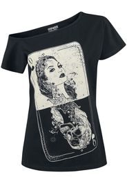 Heartless - Tarot Top - T-Shirt - Donna - nero