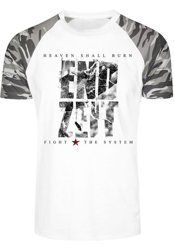 Heaven Shall Burn - Endzeit Camo - T-Shirt - Uomo - bianco mimetico