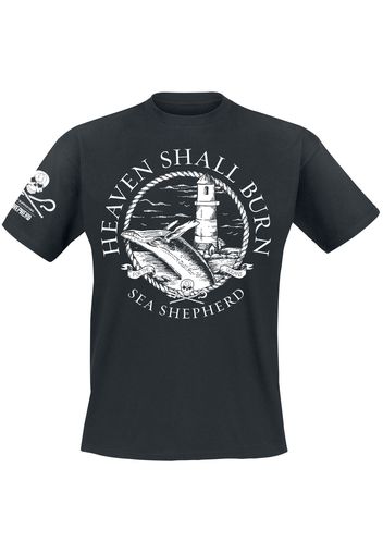 Heaven Shall Burn - Sea Shepherd Cooperation - For The Oceans - T-Shirt - Uomo - nero