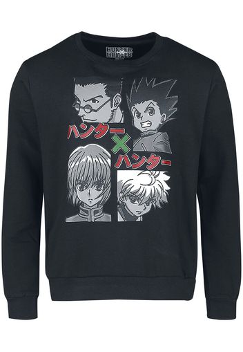 Hunter x Hunter - Group - Felpa - Uomo - nero