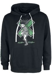 Hunter x Hunter - Gon Freecs - Felpa con cappuccio - Uomo - nero