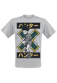 Hunter x Hunter - Gon - T-Shirt - Uomo - grigio