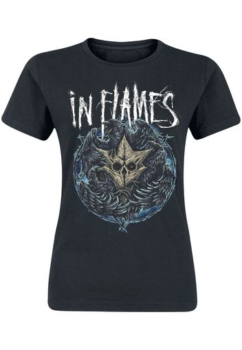 In Flames - Jesterhead Raven - T-Shirt - Donna - nero