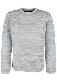 Indicode - Broadley - Felpa - Uomo - grigio chiaro screziato