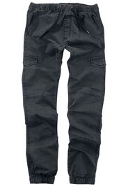 INDICODE Pantaloni chino cachi / nero