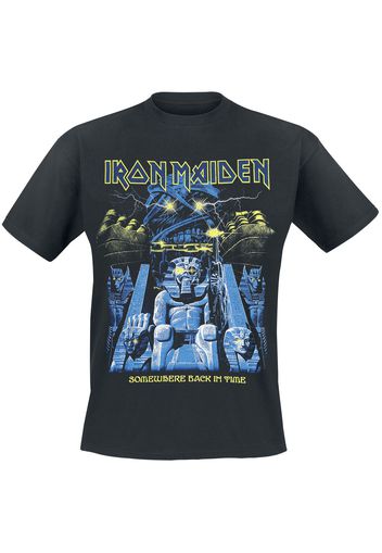 Iron Maiden - Back in Time Mummy - T-Shirt - Uomo - nero