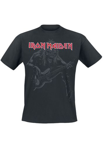 Iron Maiden - Eddie Bass - T-Shirt - Uomo - nero