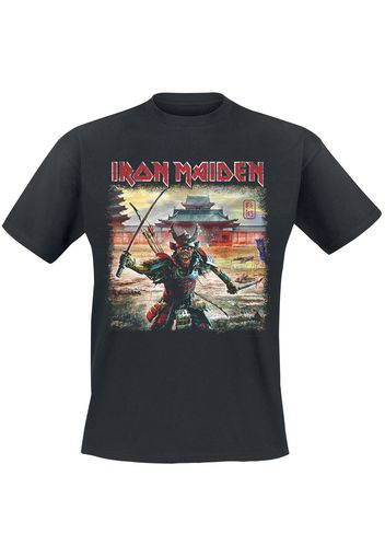 Iron Maiden - Mask Red - T-Shirt - Uomo - nero