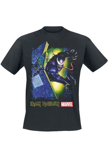 Iron Maiden - Iron Maiden x Marvel Collection - Marvel Venom - T-Shirt - Uomo - nero