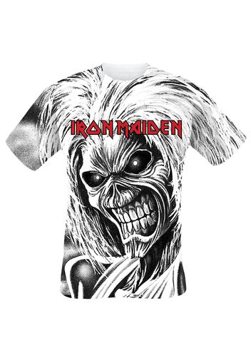 Iron Maiden - Killers Allover - T-Shirt - Uomo - bianco