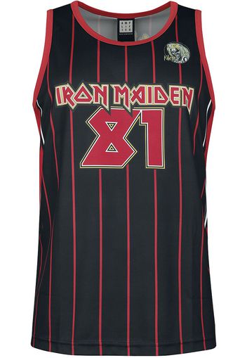 Iron Maiden - Amplified Collection - Killers - Canotta Sportiva - Uomo - nero rosso