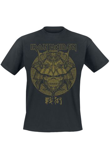Iron Maiden - Samurai Eddie Gold Graphic - T-Shirt - Uomo - nero