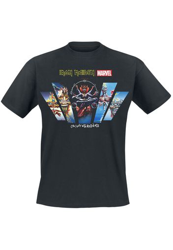 Iron Maiden - Iron Maiden x Marvel Collection - Multiverse Of Madness - T-Shirt - Uomo - nero