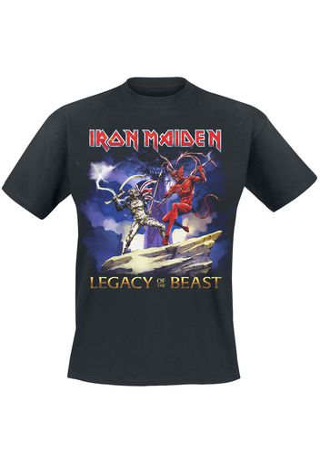 Iron Maiden - Legacy Beast Fight - T-Shirt - Uomo - nero