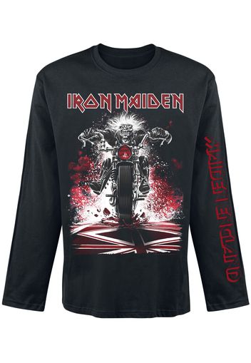 Iron Maiden - Eddie Bike - Maglia a maniche lunghe - Uomo - nero