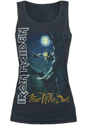 Iron Maiden - Fear Of The Dark - Top - Donna - nero