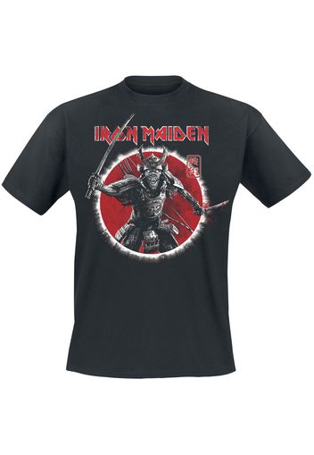 Iron Maiden - Eddie Warrior - T-Shirt - Uomo - nero