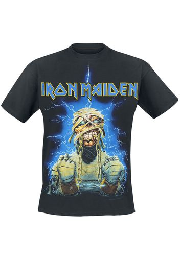 Iron Maiden - Powerslave Mummy - T-Shirt - Uomo - nero