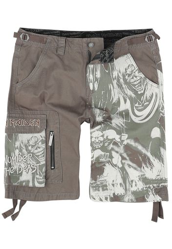 Iron Maiden -  - Shorts - Uomo - cachi