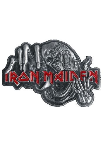 Iron Maiden - Number Of The Beast - Spilla - Unisex - grigio rosso